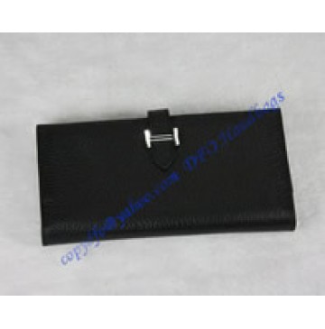 Hermes Bearn Gusset Wallet HW012 black